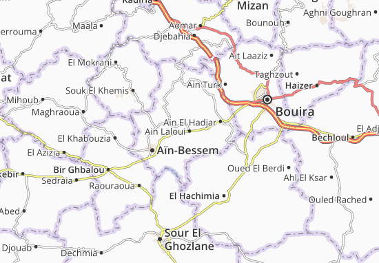 Karte Stadtplan Ain Laloui