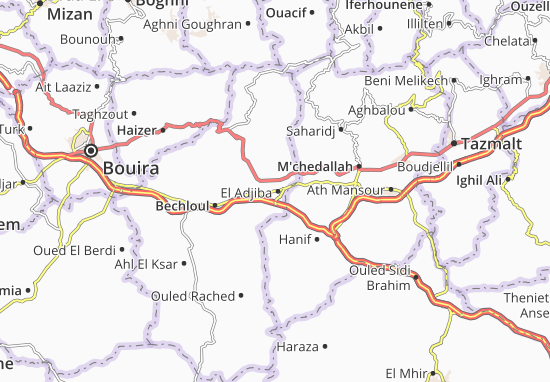Mapa El Adjiba