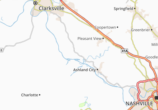 Karte Stadtplan Chapmansboro