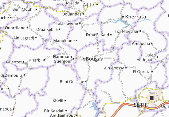 Mapa Bougaa
