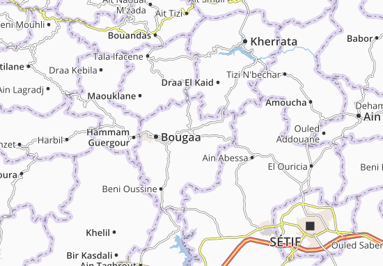 Karte Stadtplan Ain Roua