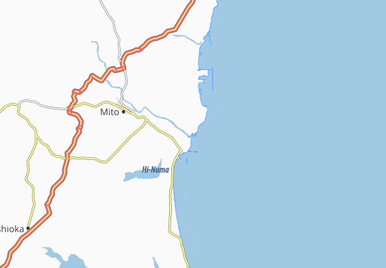 Mapa Naka-Minato