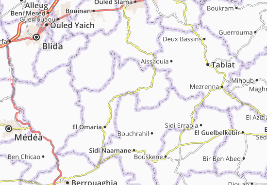Kaart Plattegrond Baata