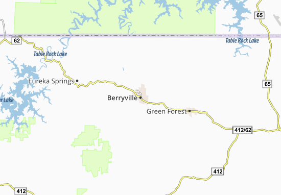 Mapa Berryville