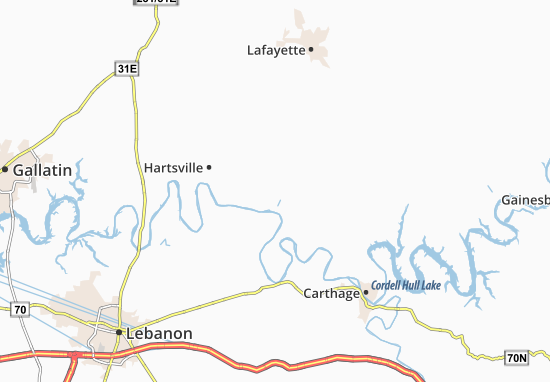 Kaart Plattegrond Johntown