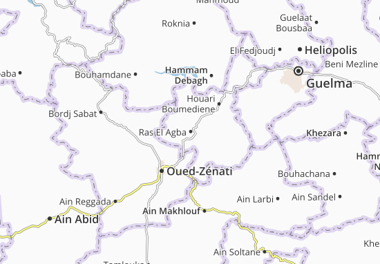 Karte Stadtplan Ras El Agba