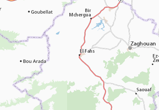 Mapa El Fahs