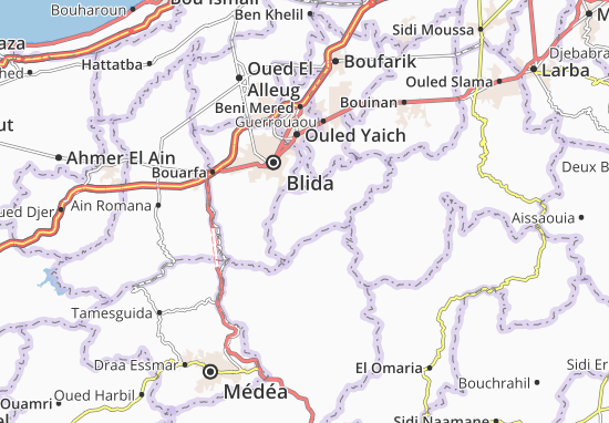 Mapa Chrea