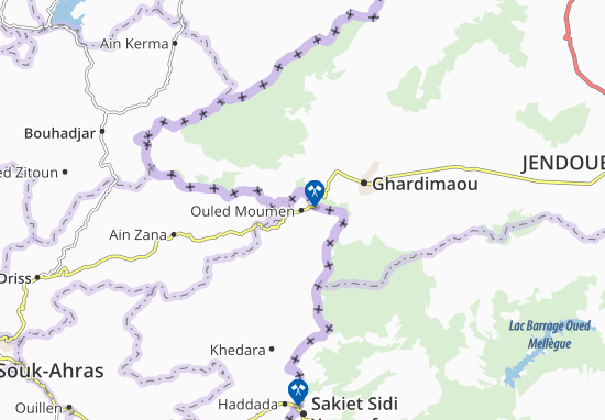Mapa Ouled Moumen