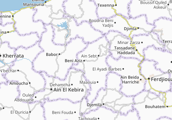 Mapa Beni Aziz