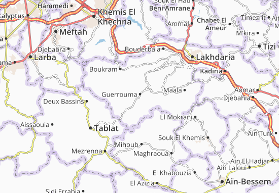 Mapa Guerrouma