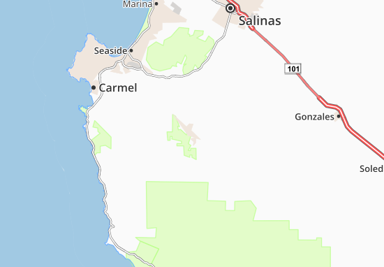 Carte-Plan Carmel Valley