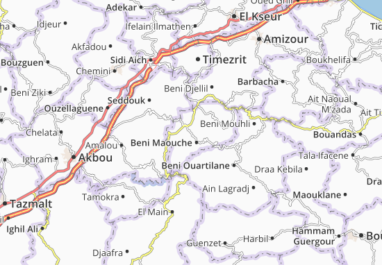 Beni Maouche Map