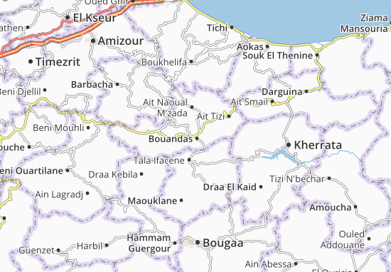 Mapa Bouandas