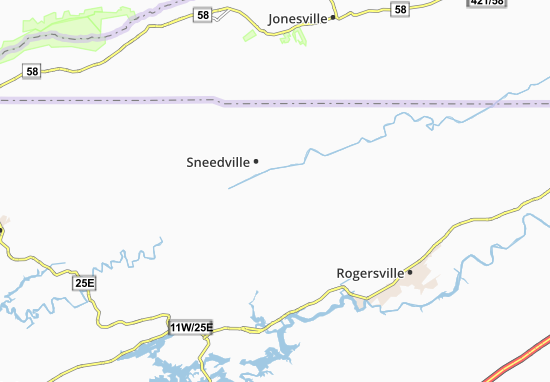 Mapa Trent Valley