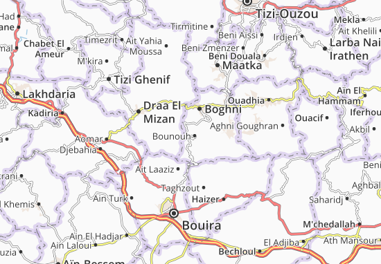 Mapa Bounouh