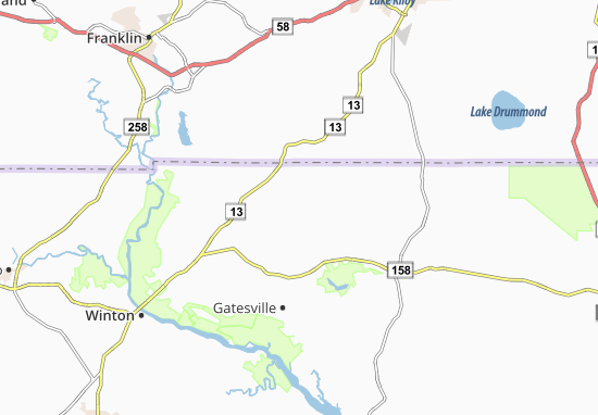 Mapa Willeyton
