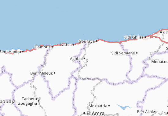 Karte Stadtplan Aghbal