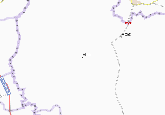 Mapa Afrin
