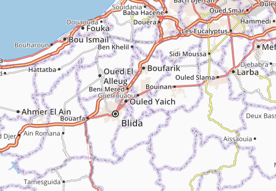Mapa Guerrouaou