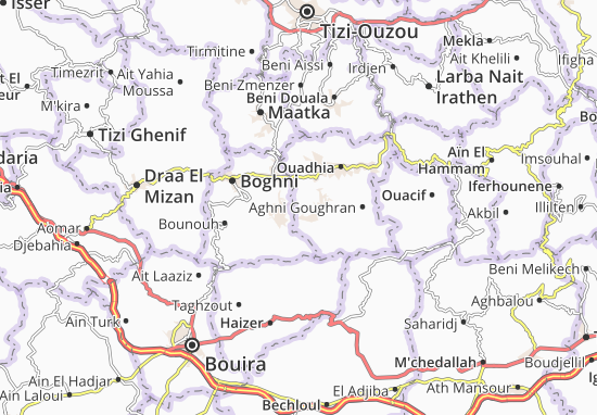 Mapa Ait Bouadou