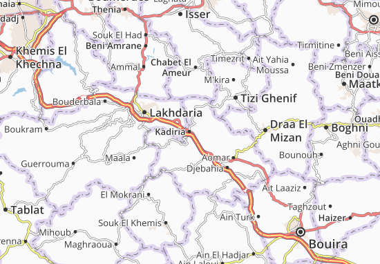 Kaart Plattegrond Kadiria
