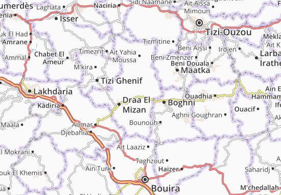 Kaart Plattegrond Ain Zaouia