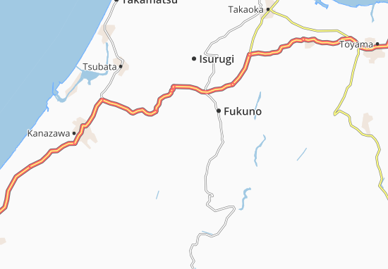 Karte Stadtplan Fukumitsu