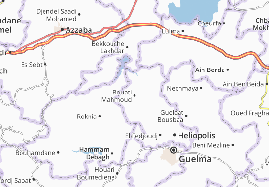 Karte Stadtplan Bouati Mahmoud
