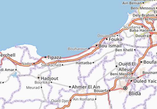 Kaart Plattegrond Ain Tagourait