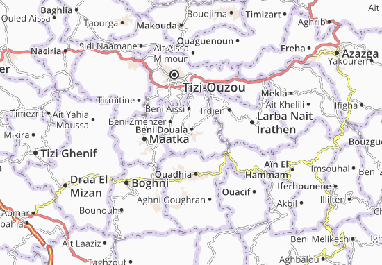 Mapa Beni Douala