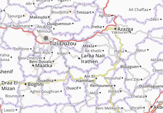 Karte Stadtplan Ait Oumalou
