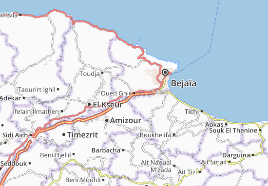 Oued Ghir Map