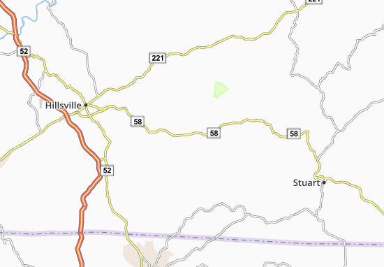 Mapa Laurel Fork