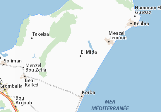 Mapa El Mida