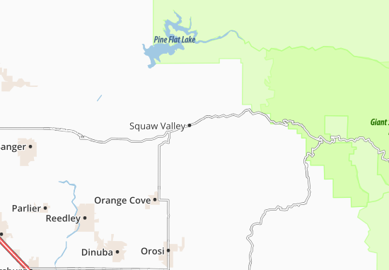 Mapa Squaw Valley