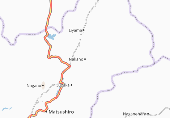 Mapa Nakano