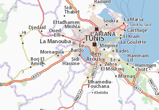 Mapa Sidi Hassine
