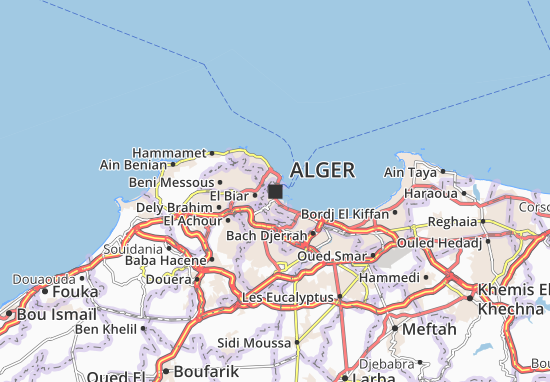 Mapa Alger