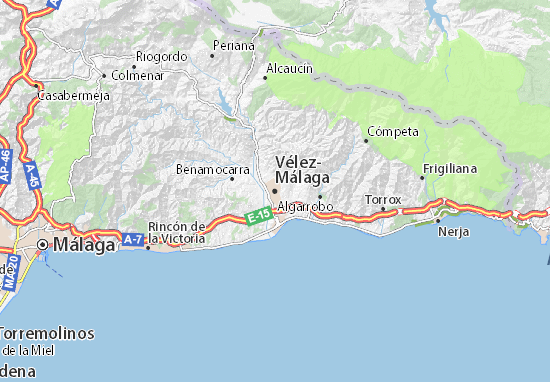 Mapa Vélez-Málaga