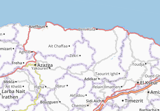 Mapa Zekri
