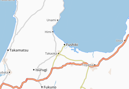 Mapa Fushiki