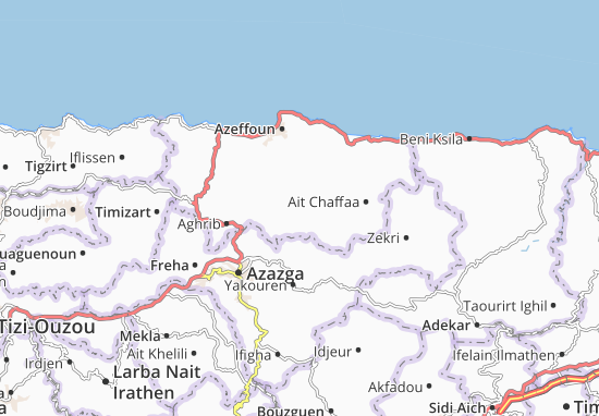 Mapa Akerrou