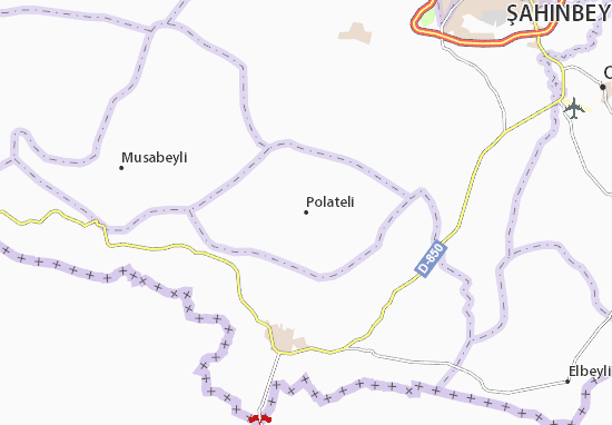 Mapa Polateli