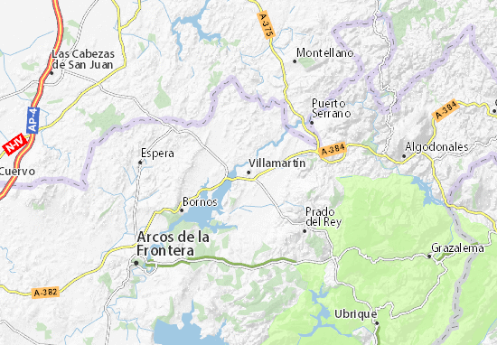 Kaart Plattegrond Villamartín