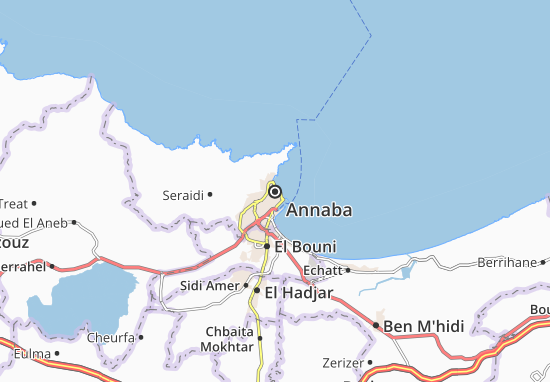 Mapa Annaba