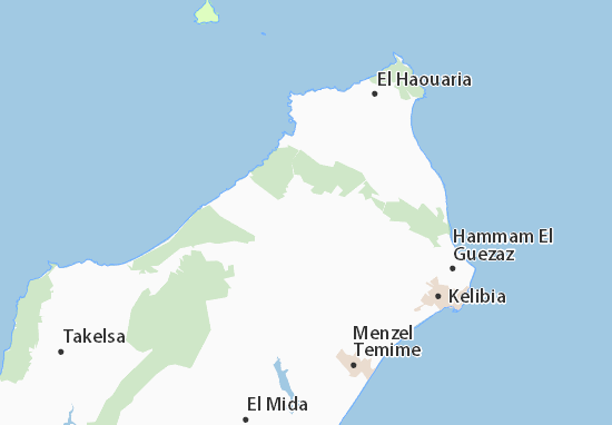 Mapa Bou Krim