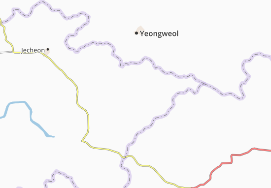 Kaart Plattegrond Yeongchun