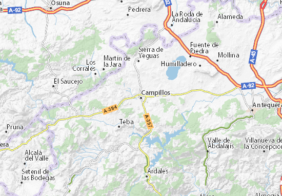 Karte Stadtplan Campillos
