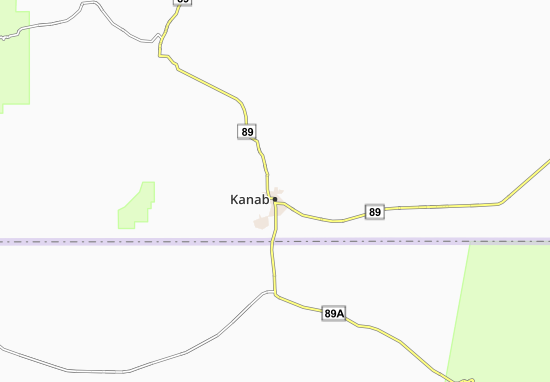 Mapa Kanab